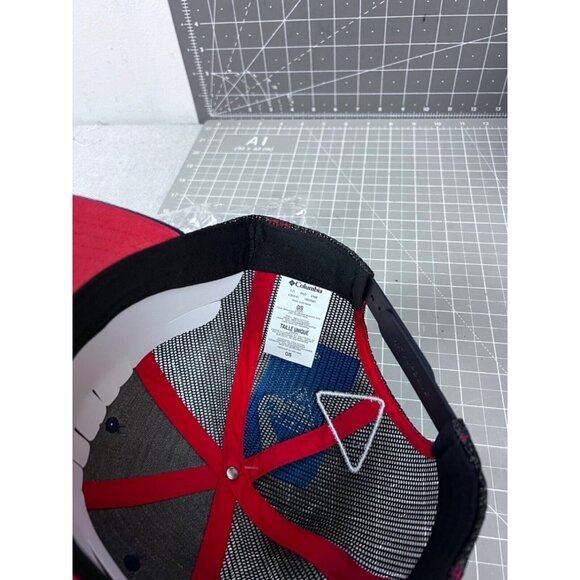 Columbia PFG Fish Flag Snapback Cap NEW Navy Blue - Picture 6 of 8